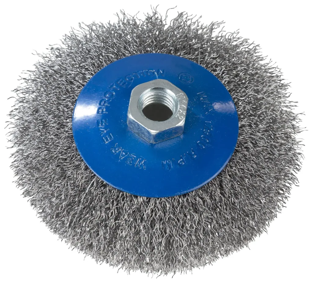 Drahtbürste gewellt, Ø 115 mm, M 14