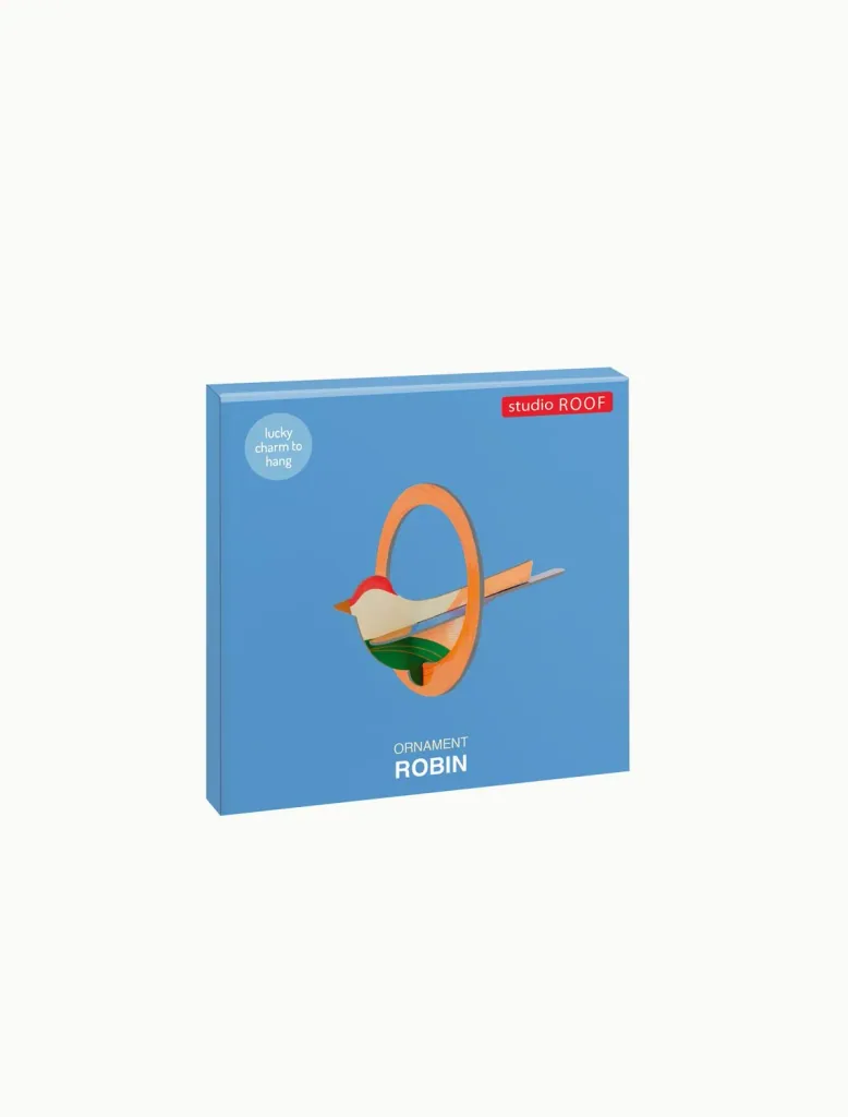 Studio ROOF Ornament, Bastel-Set, 3D Wandobjekt - Robin