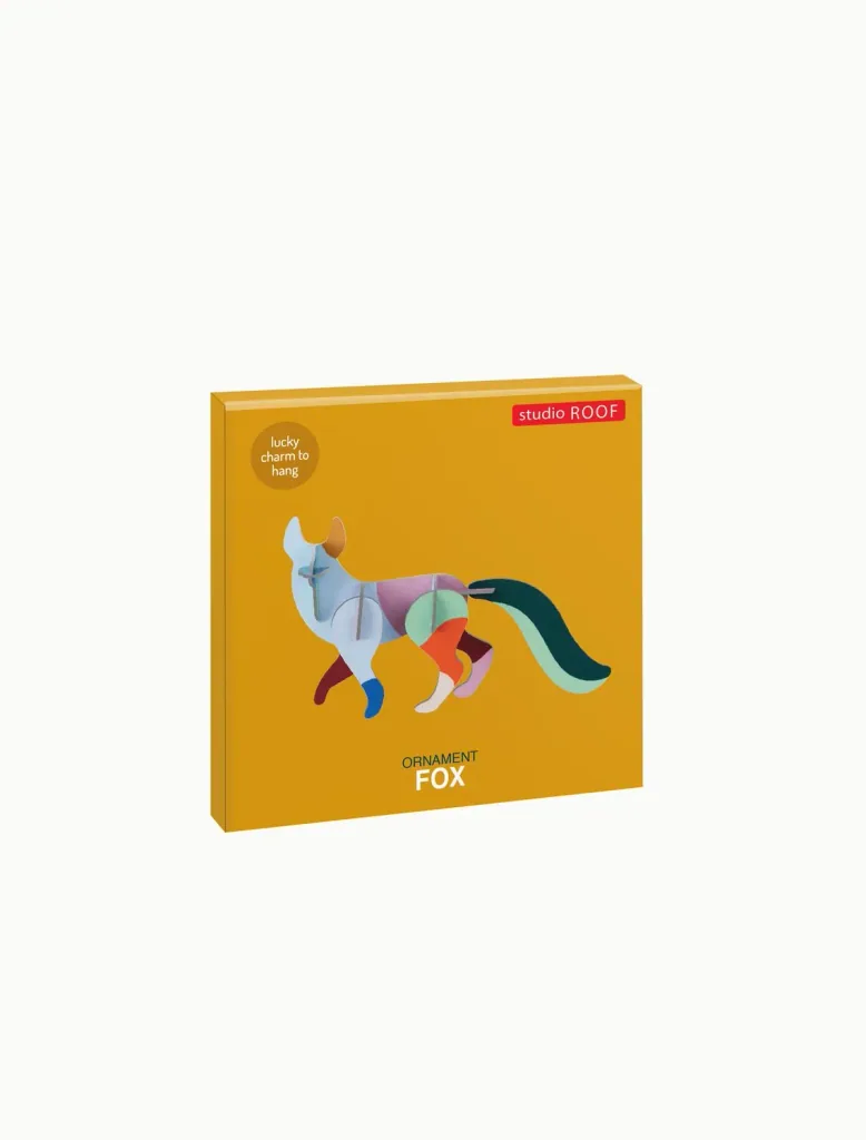 Studio ROOF Ornament, Bastel-Set, 3D Wandobjekt - Fuchs