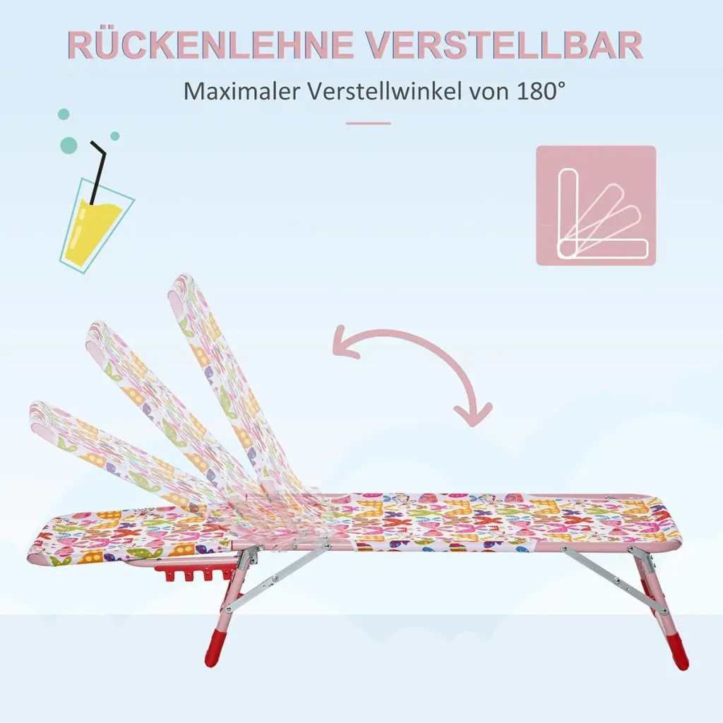 Kinder Gartenliege klappbar