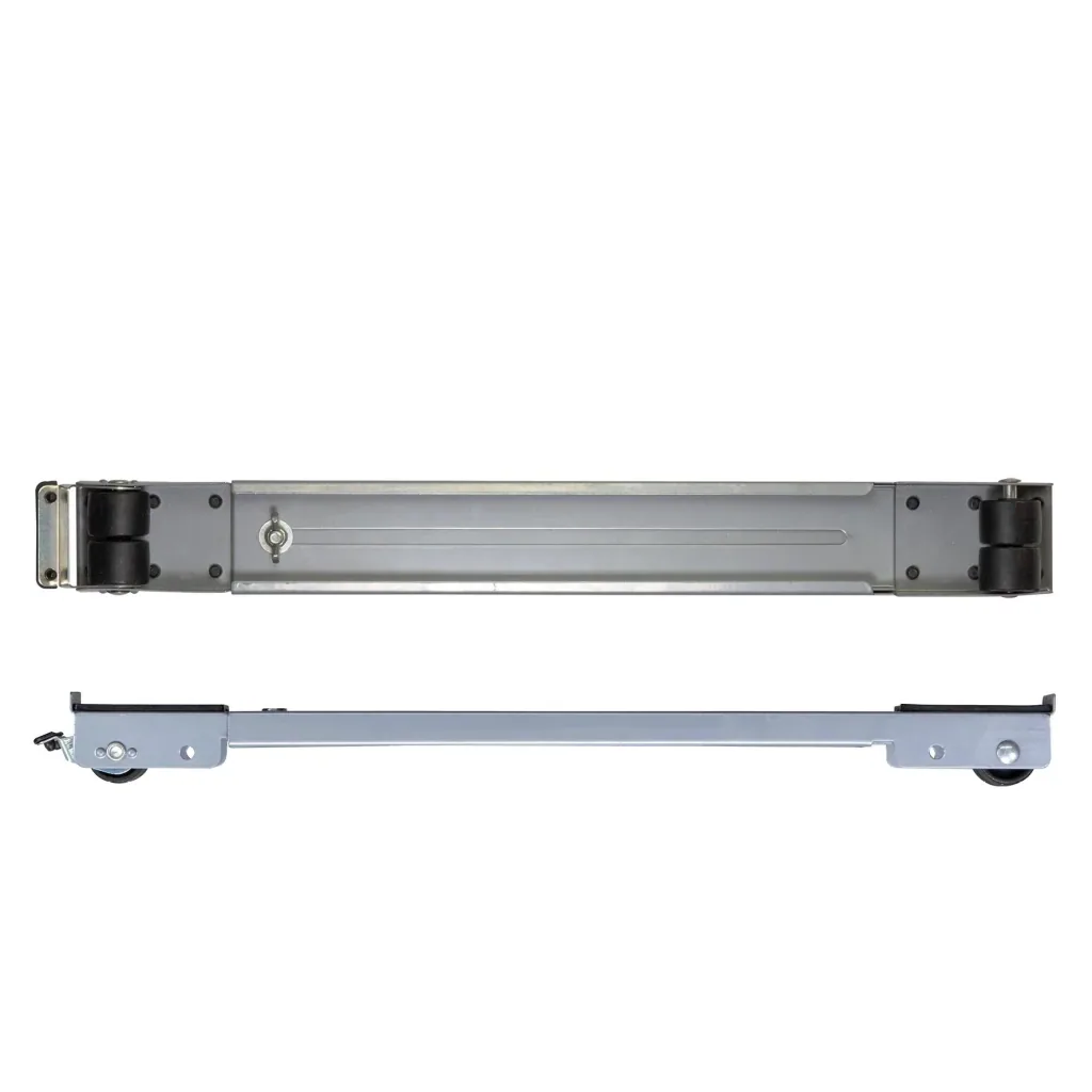 Transportschiene MM 1197 2 teilig, 45-70 cm, ausziehbar, 4 Bockrollen Ø 30 mm, Feststeller, Tragkraft 150 kg