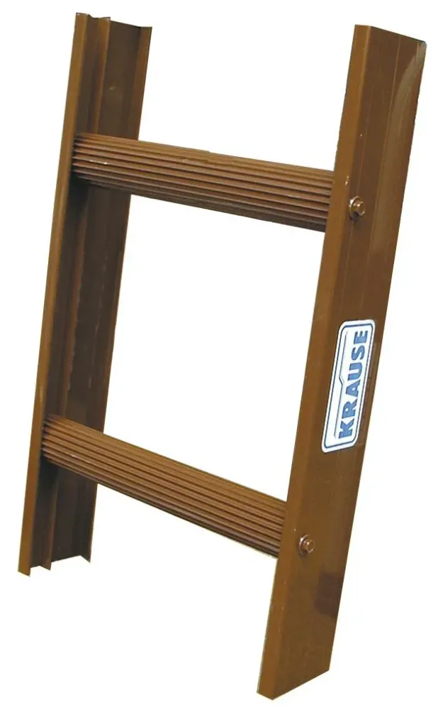 Dachleiter, 12 Sprossen, Holz - Breite 37 cm - Länge 340 cm