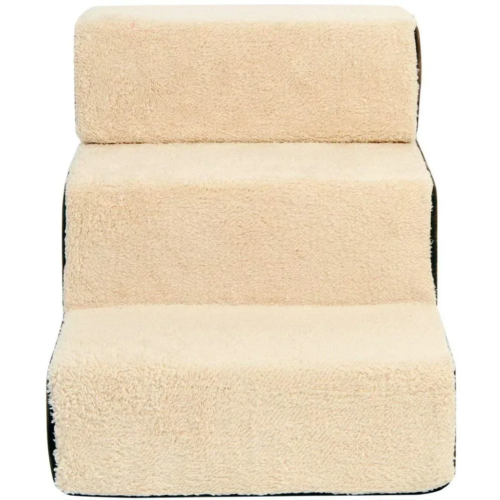 Hundetreppe Katzentreppe Einstiegshilfe Beige