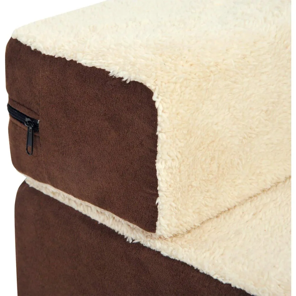 Hundetreppe Katzentreppe Einstiegshilfe Beige