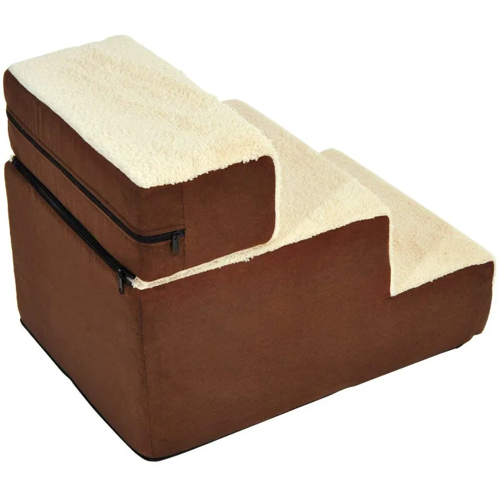 Hundetreppe Katzentreppe Einstiegshilfe Beige