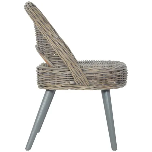 Sessel cubu rattan grau
