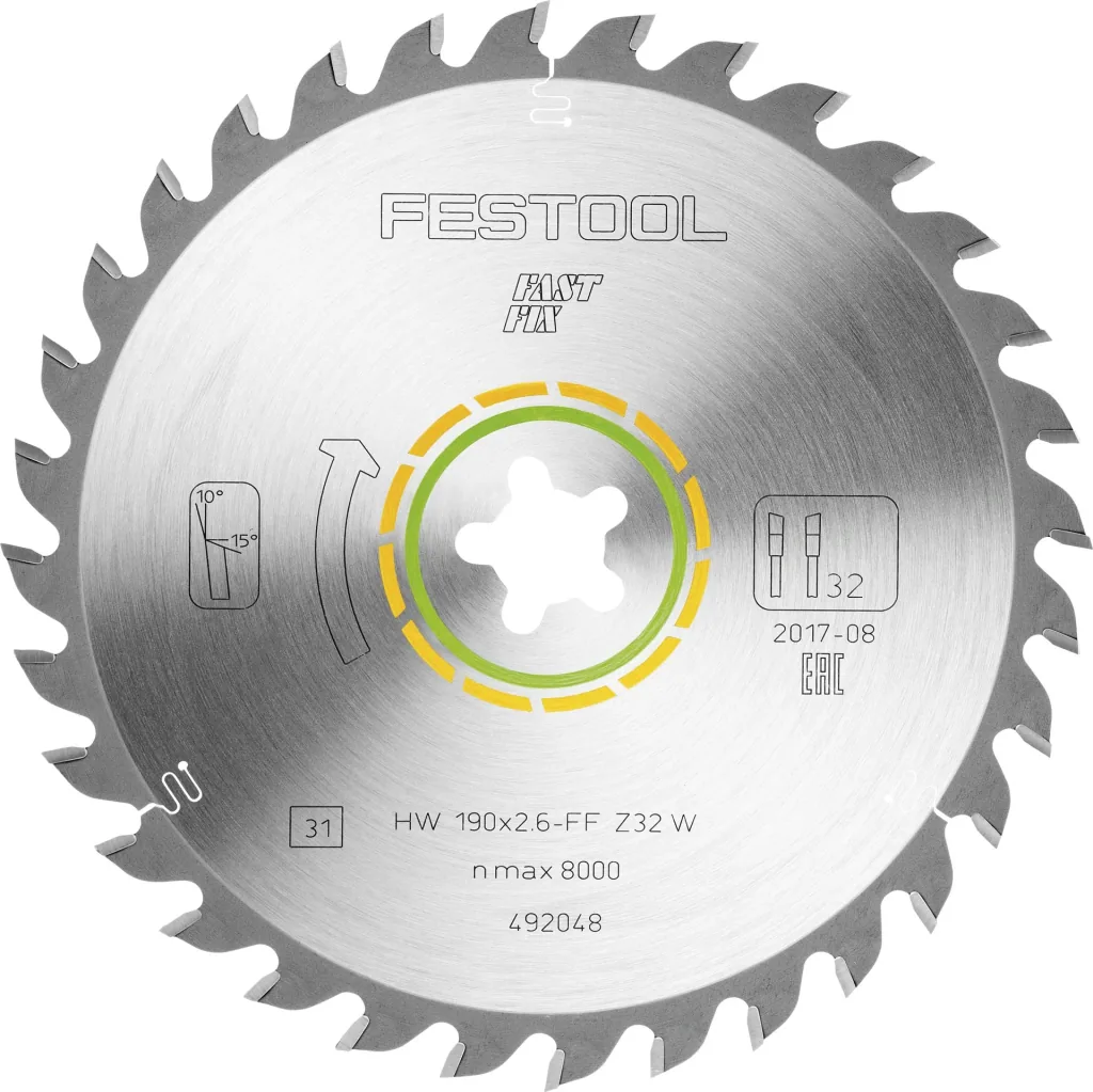 Universal-Sägeblatt HW 190 x 2,6 FF W32