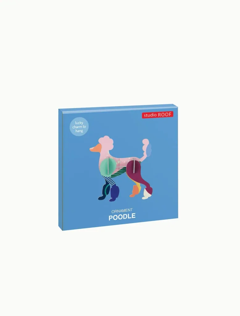 Studio ROOF Ornament, Bastel-Set, 3D Wandobjekt - Pudel