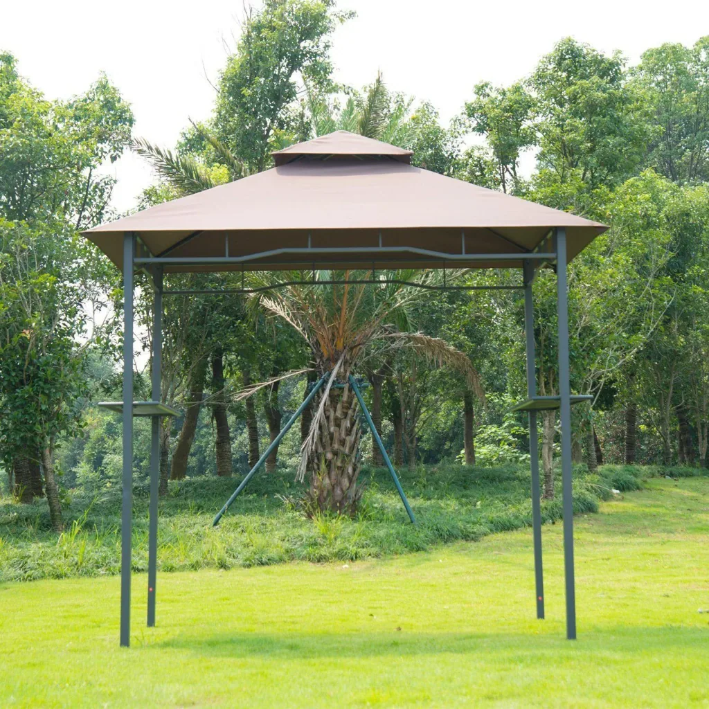 Grillpavillon mit Doppeldach