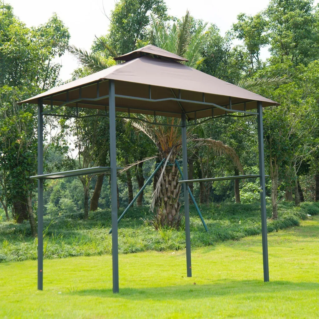 Grillpavillon mit Doppeldach
