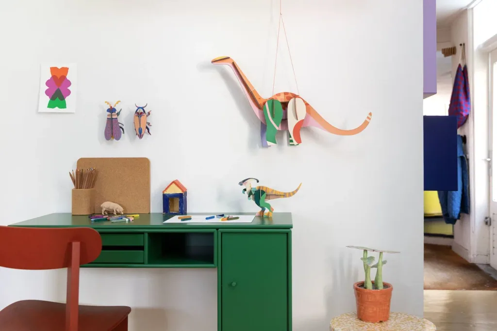 Studio ROOF Bastel-Set, 3D Wandobjekt, 3D Dekoration - Milo Diplodocus