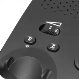 Schnurgebundenes Großtastentelefon PhoneEasy 331ph schwarz mit optischer Anrufsignalisierung, 3 Direktwahl-Fototasten