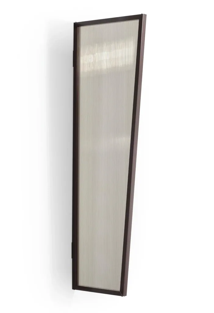 Seitenblende für B2 PC Bronce, 1750 x 600 x 450 mm, Farbe braun