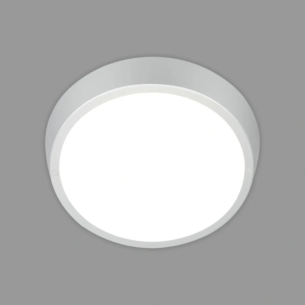 HAGEN LED Außenleuchte, Wand- und Deckenleuchte, silberfarben, IP44, 24 Watt, 2.160 lm, 4.000 K