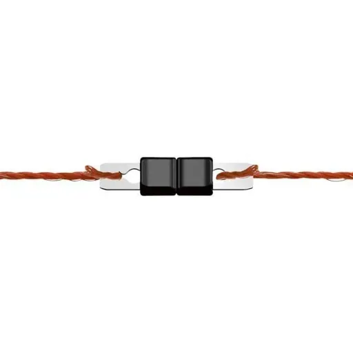 Litzendrahtverbinder 3 Mm gerade, Edelstahl, 10 Stück