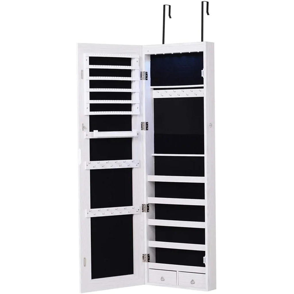 LED Schmuckschrank mit Spiegel