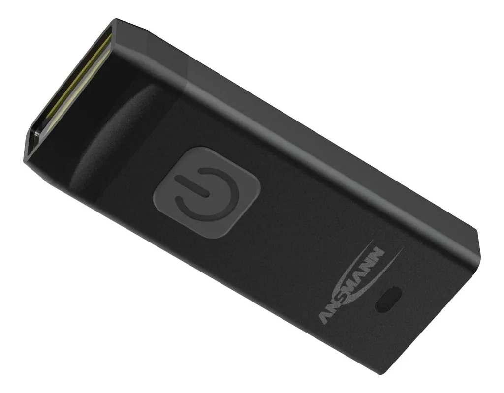 Mini LED Taschenlampe mit integriertem USB-A-Stecker, dimmbar