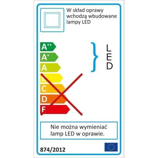LED-Deckenleuchte - 18W - 30x30cm