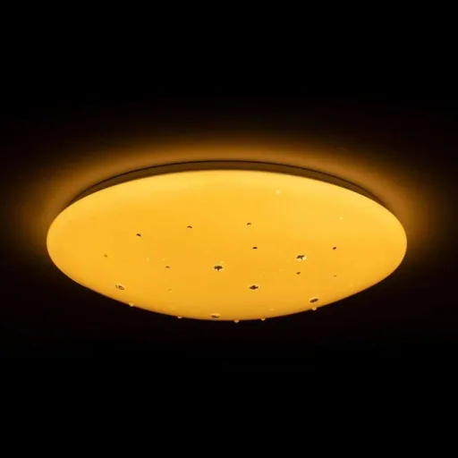 LED Glitzer- Decken-/Wandleuchte Shining Diamond 24W + Sleeptimer & Lichtfarbenwechsel Ø350 mm