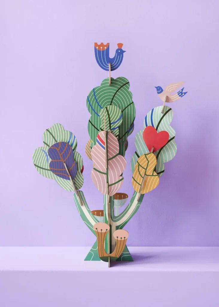 Studio ROOF Wanddeko, Bastel-Set, 3D Wandobjekt - Tree of Life by Ilya