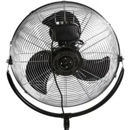 Stehventilator - Metall - Ø 45 Cm - Schwarz