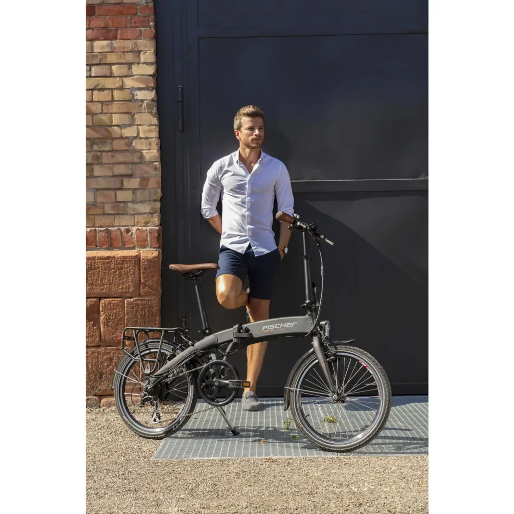 Unisex E-Bike Faltrad, 20 Zoll, Rahmengröße 30 cm, 7-Gang Kettenschaltung, schwarz matt, FR18