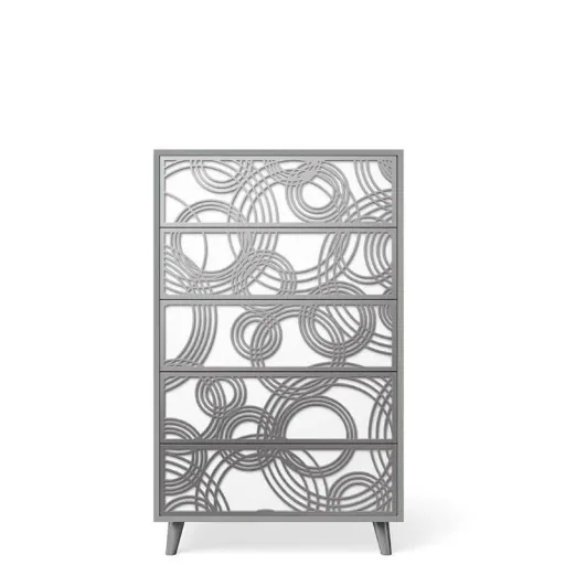 Romina Kommode - New York Tall, 820x540x1375 mm