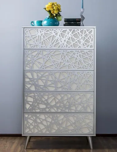 Romina Kommode - New York Tall, 820x540x1375 mm