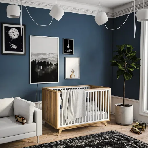 Romina Babybett, Gitterbett - Uptown Classic, 1360x765x915 mm