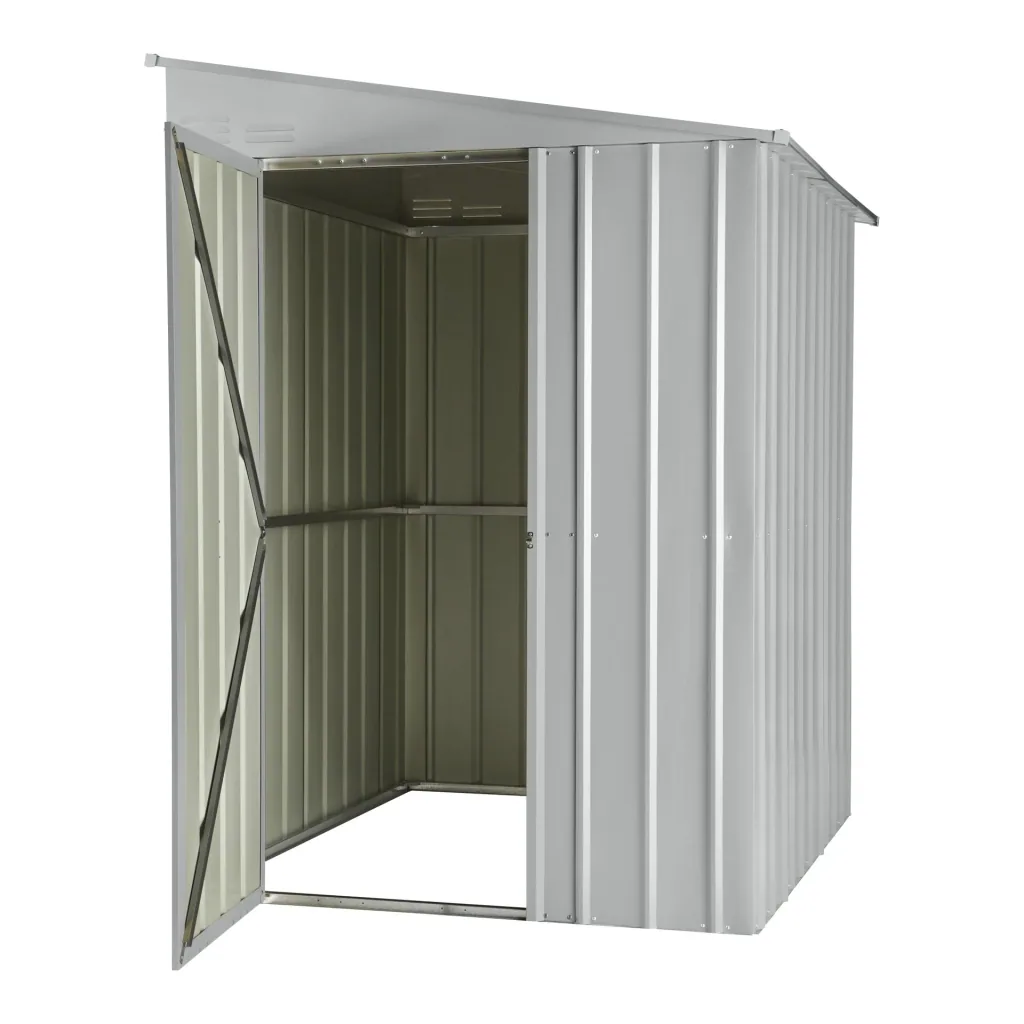 Gerätehaus Wand-Zierde Lean To 56, silber metallic