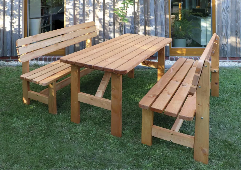 Holz-Garnitur Summer honigbraun