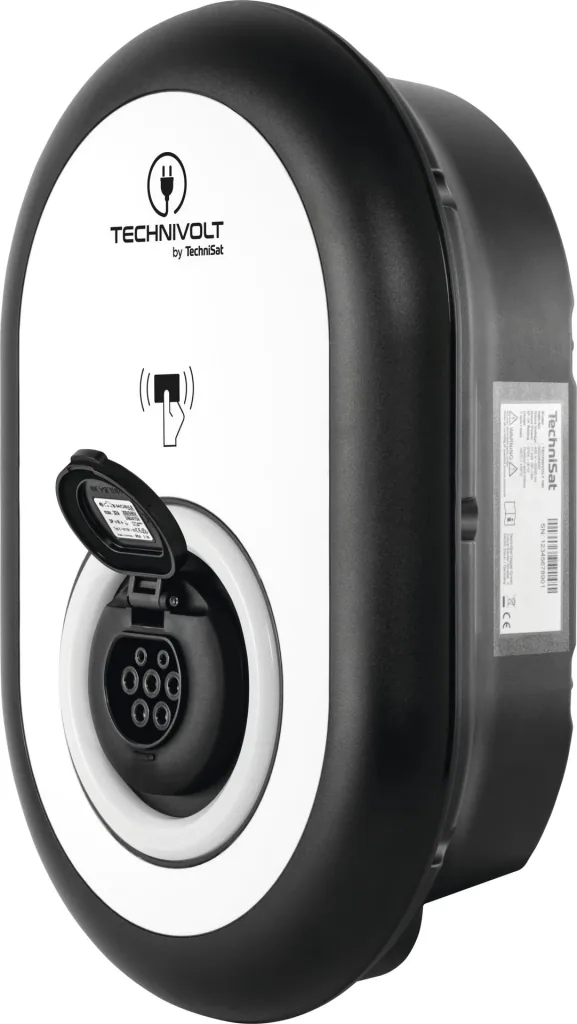 Ladestation TECHNIVOLT 100, 11 kW mit integrierter Ladesteckdose Nach IEC 62196-2 Typ 2