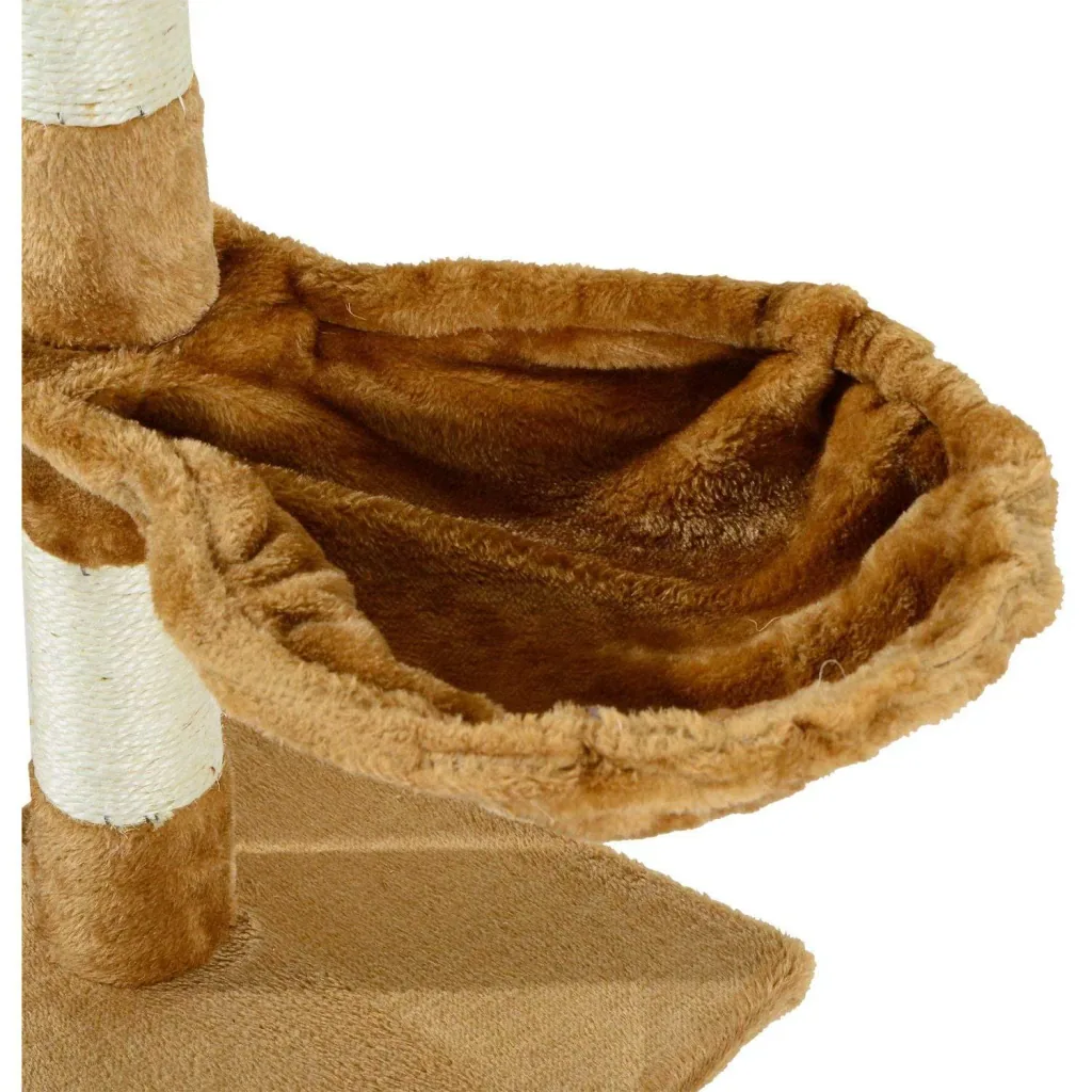 Kratzbaum Katzenbaum Kletterbaum Katzenbett Spielbaum Braun