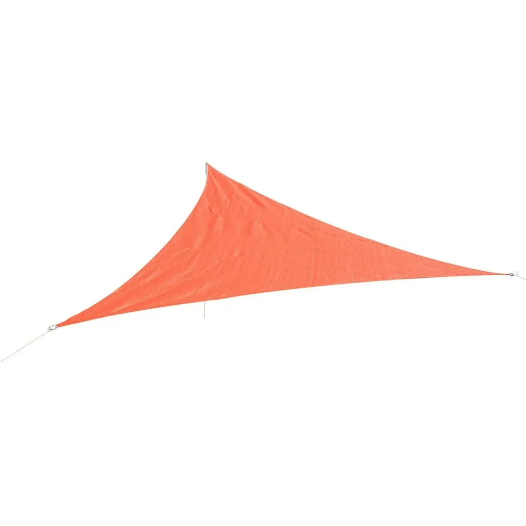 Sonnensegel Sonnendach Rostrot Dreieck 3x3x3 m HDPE - atmungsaktiv