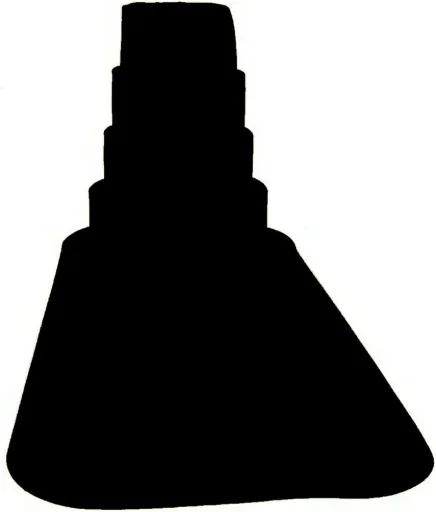 Gummitülle für Satmast universal 30-60 mm, schwarz