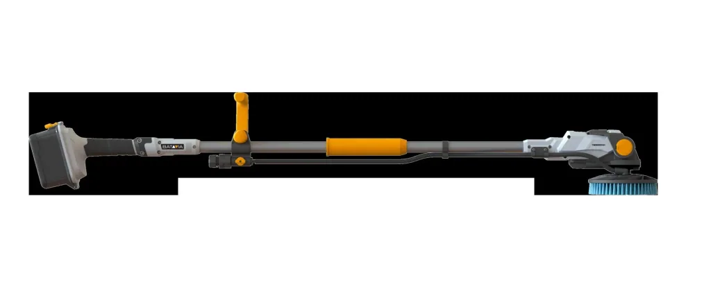 Twin Brush Set 18V + Akku 2Ah + Ladegerät + Bürste mittel