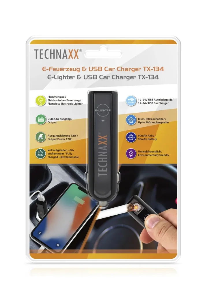 E-Feuerzeug & USB Car Charger TX-134