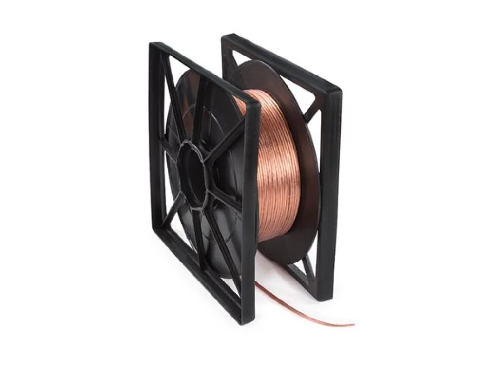 Lautsprecherkabel 2x2,50mm², 100 Meter, transparent rot, Spule, reiner OFC-Kupferdraht, Audioinstallation, professionelle Beschallung, Studio, Live, Zuhause