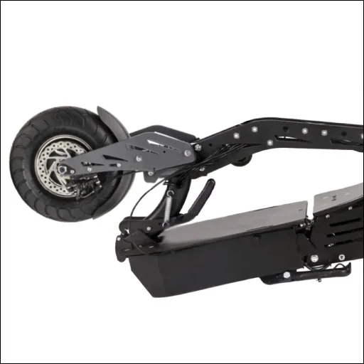 E-Roller "Evoking" Safety 45 km/h inklusive Blinkanlage und Gepäck-Case schwarz