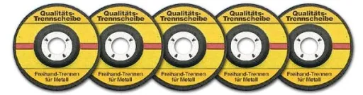 Trennscheiben 230 mm - 5 Stück - Stärke 2,5 mm, für Metall