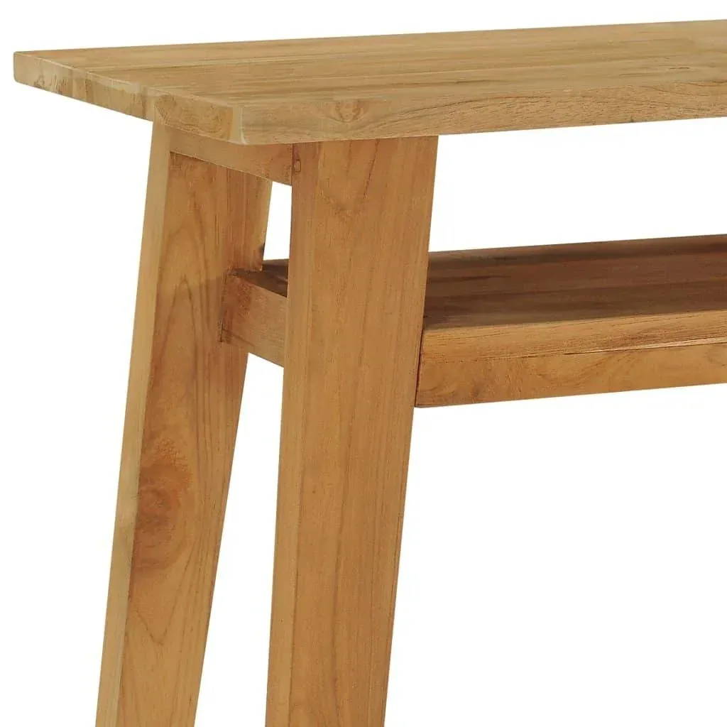 Wandtisch 120x35x75 cm Teak massiv