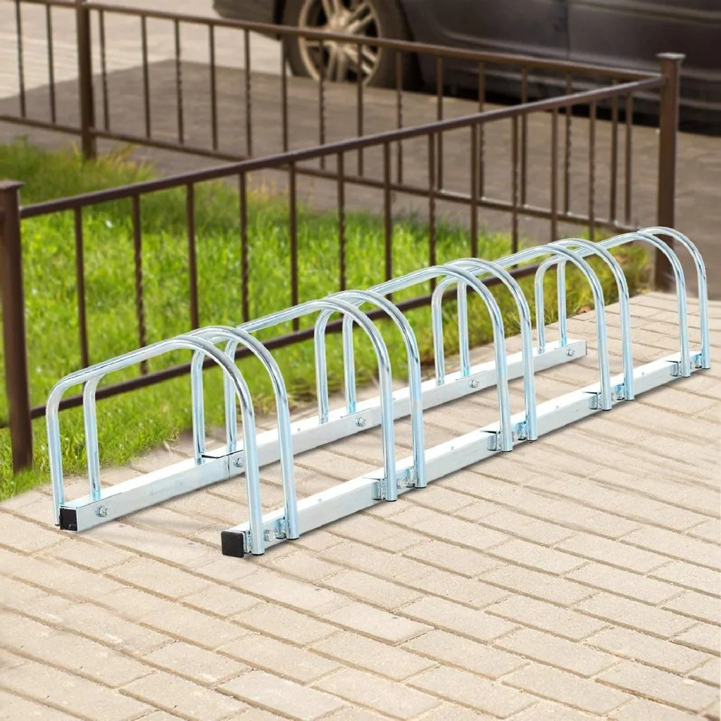 5er Fahrradständer Radständer Aufstellständer Stahl verzinkt 130 x 33 x 27cm