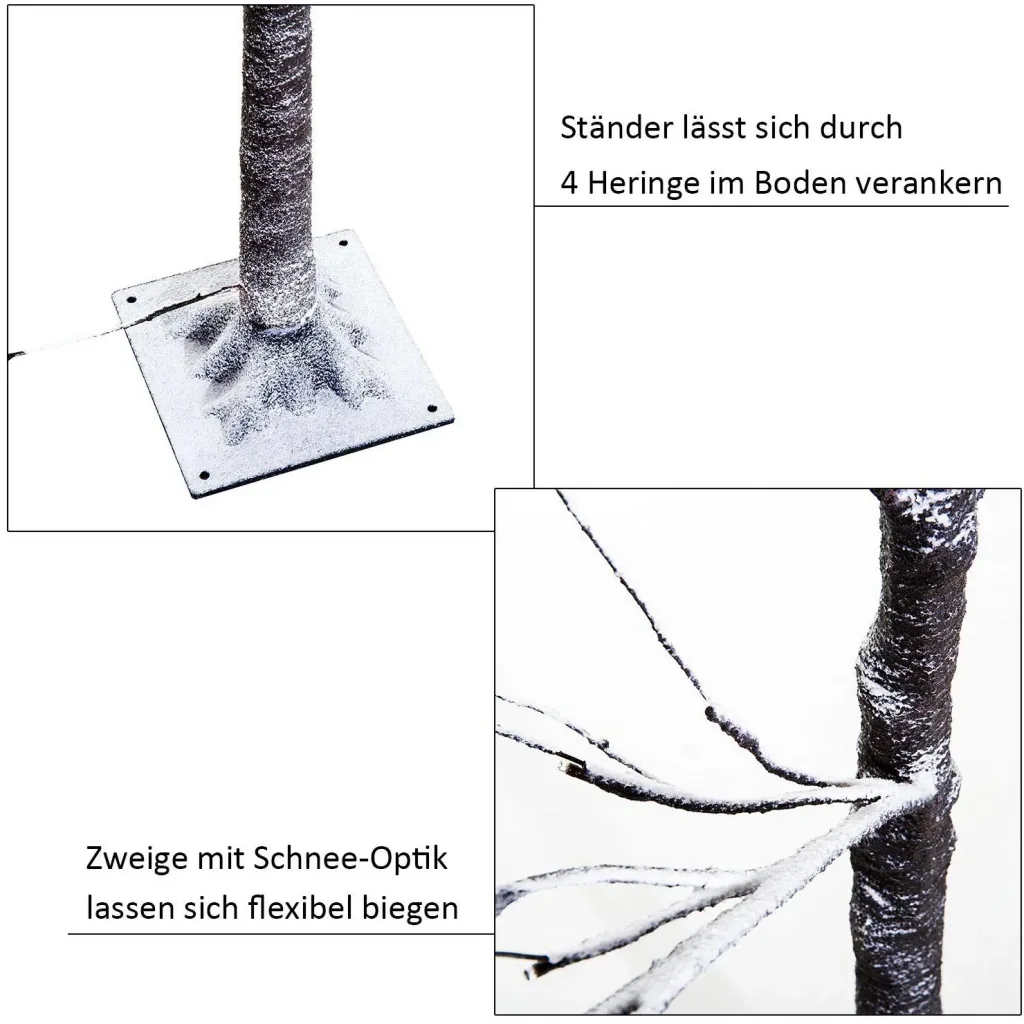 Lichterbaum LED 120cm Bunt Weihnachten Leuchte