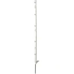 Klassischer Kunststoffmast 105 cm, einstufig, weiß (5 Stück)