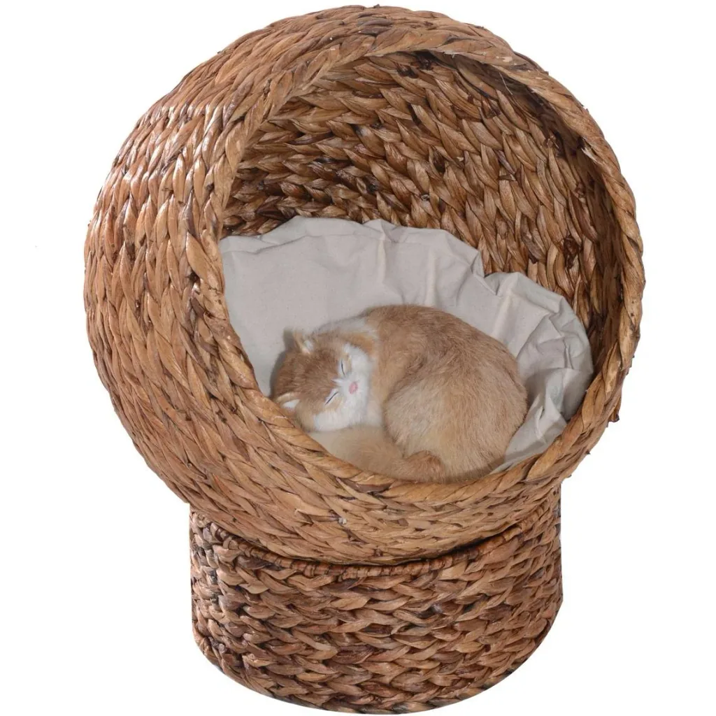 Katzenkorb mit Kissen