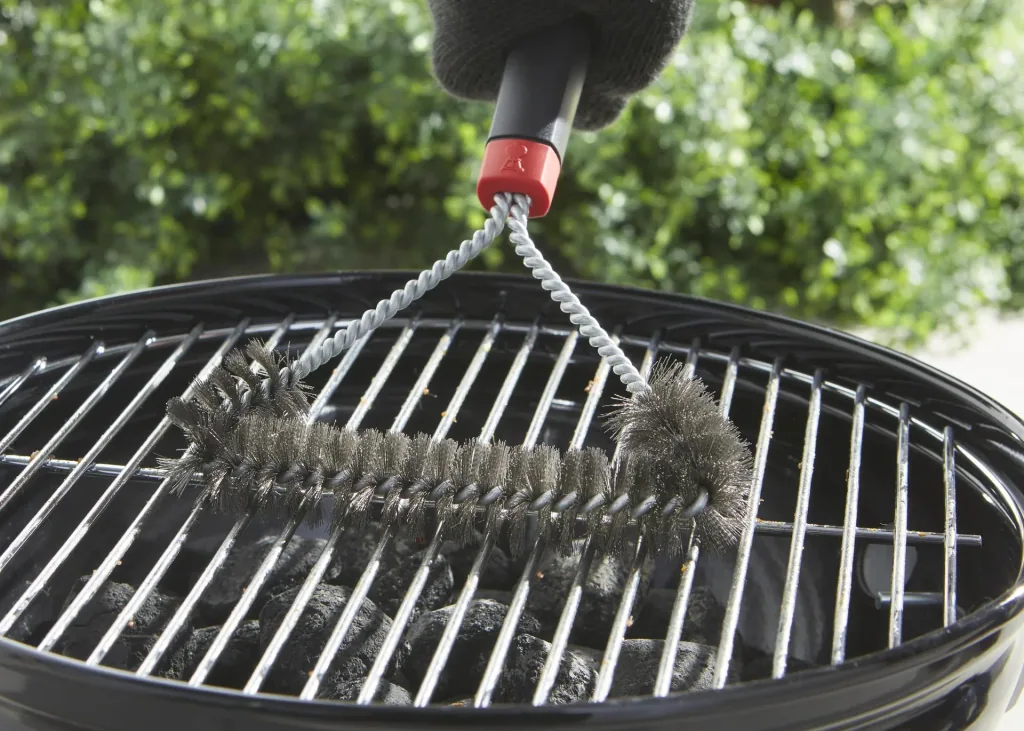 Dreiseitige Grillbürste, 30 cm