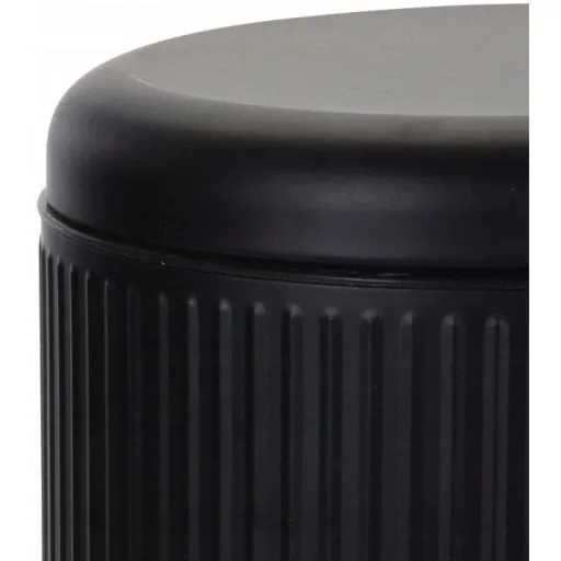 Excellent Houseware Treteimer - Abfalleimer mit Pedal - 30 L - 30 x 64 cm - Schwarz
