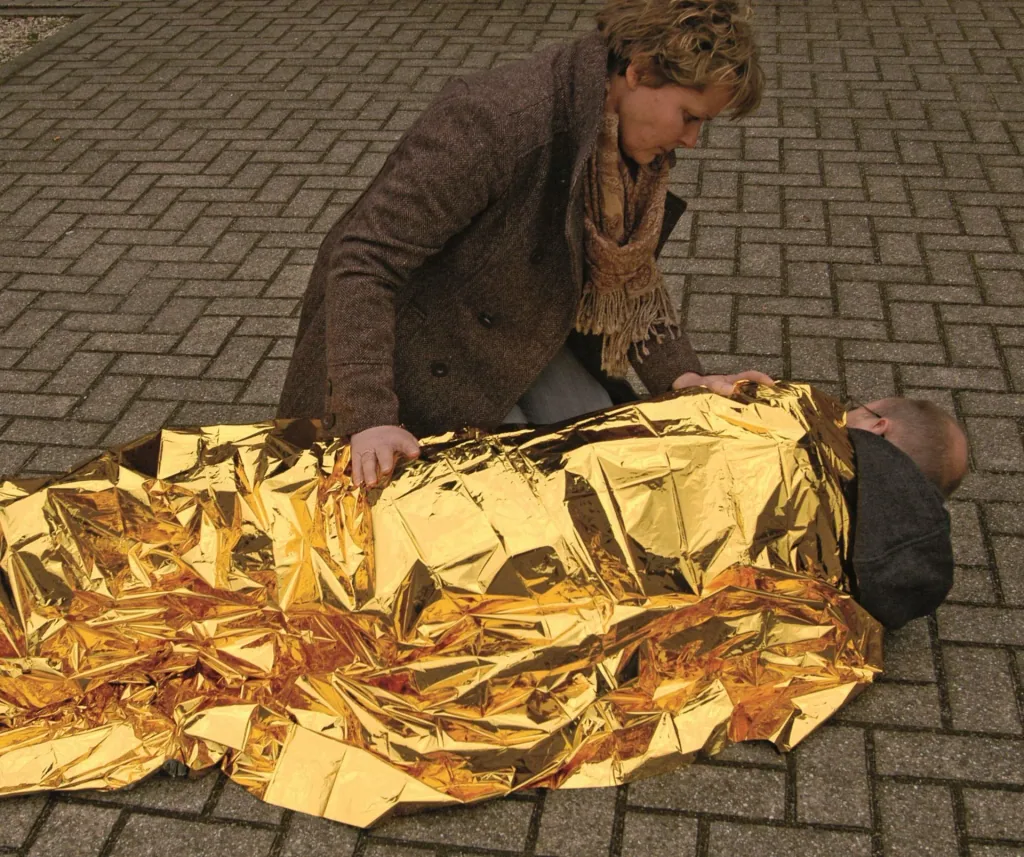 Rettungsdecke 210 cm x 160 cm