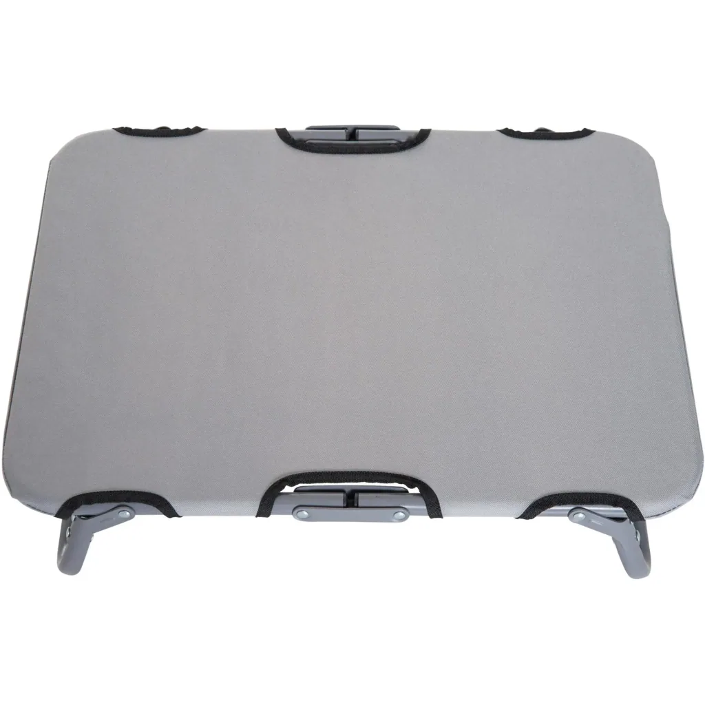 Hundeliege Hundebett Katzenbett Schlafplatz faltbar grau L59 x B46 x H15 cm