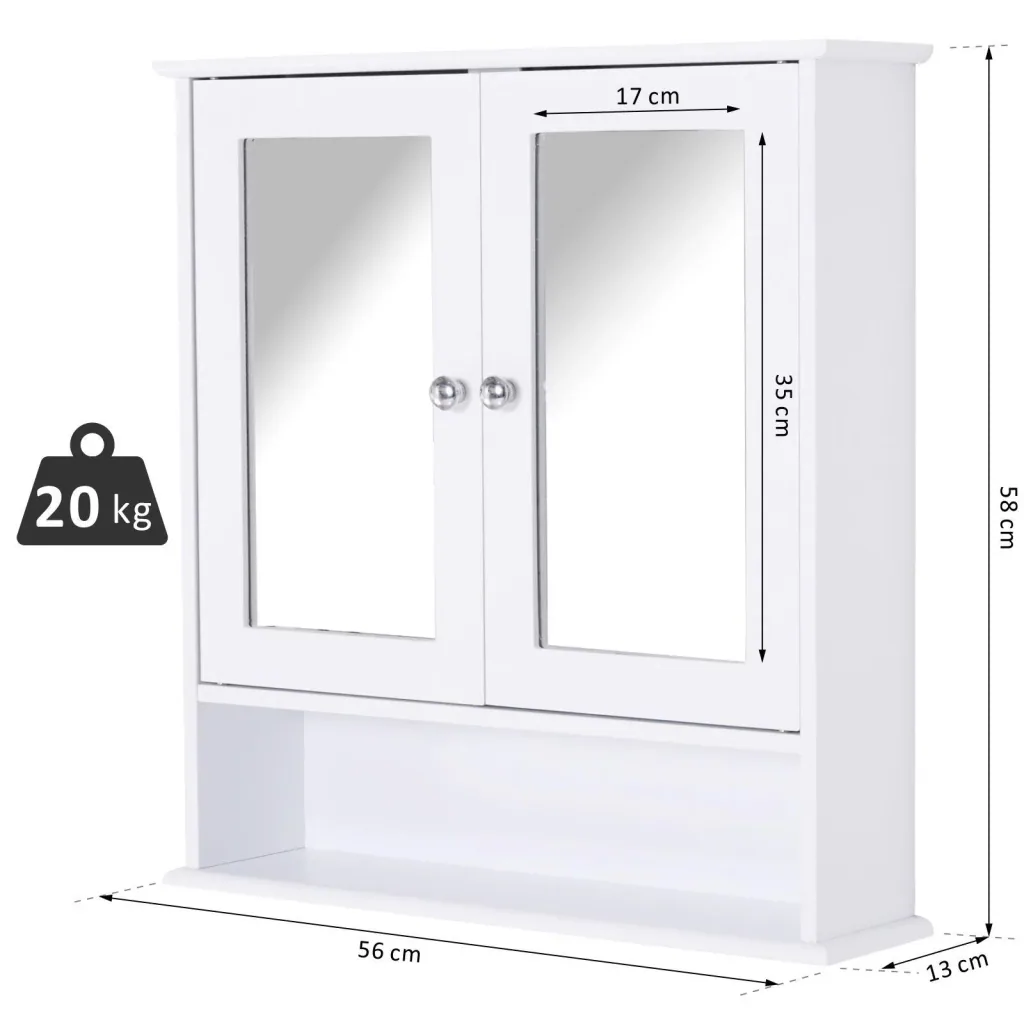 Spiegelschrank mit Ablage